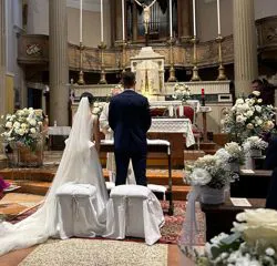 Allestimento per matrimonio realizzato da Floricoltura Santa Sofia a Verona 1